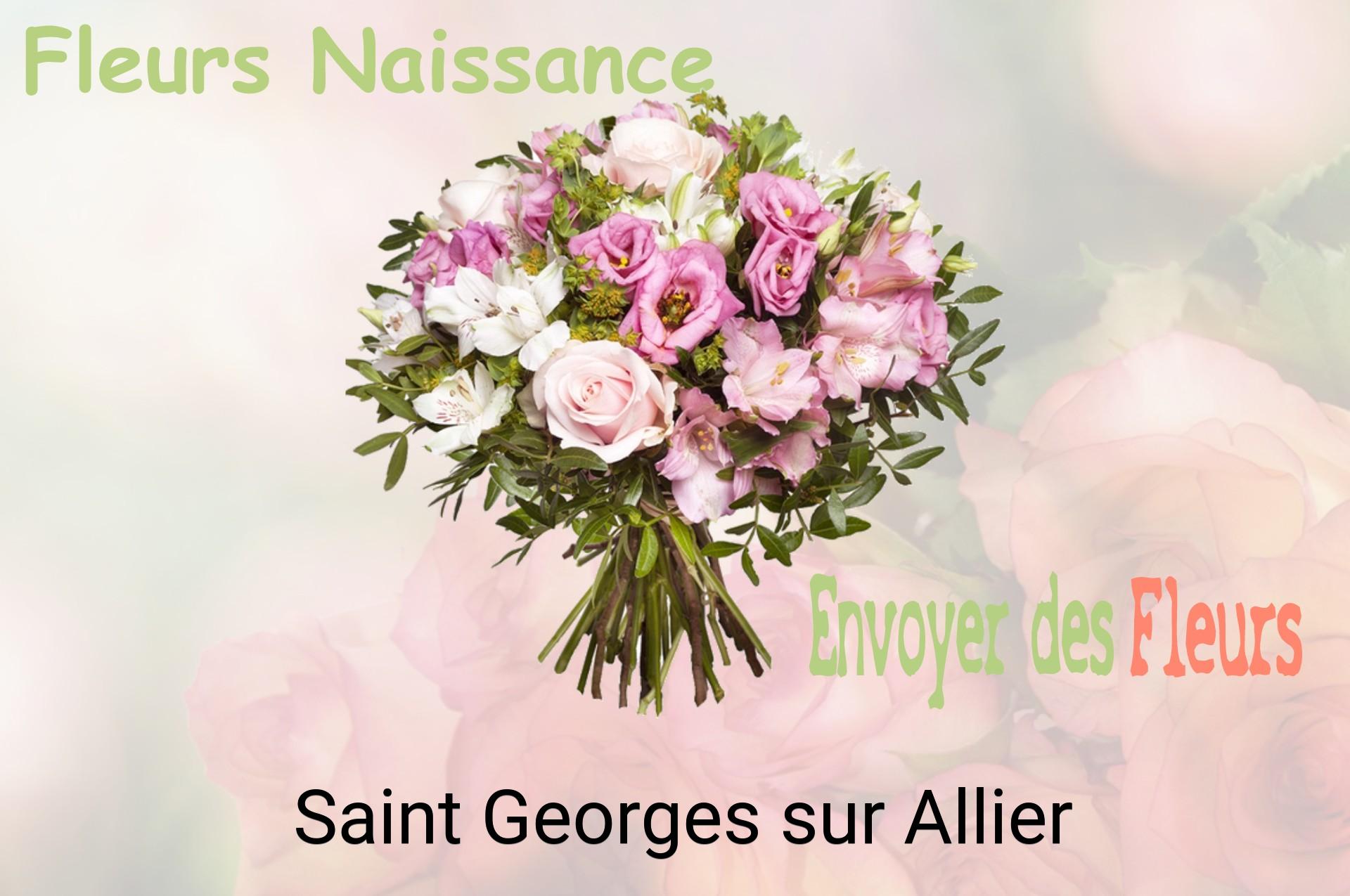 Bouquet de fleurs de naissance livré à Saint-Georges-sur-Allier